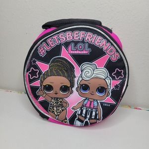 LOL SURPRISE! Let's Be Friends Round Insulated Lunch Bag Sack - 9"